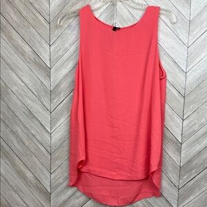 KAY CELINE LOOSE FIT TANK Coral M